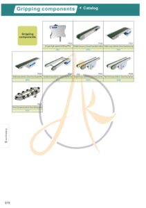 Flat Belt Conveyer, Griping components, Grasping components